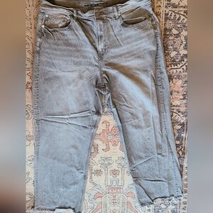 American Eagle High Waisted Grey Denim Jeans